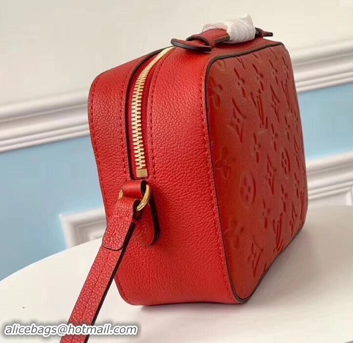 Best Grade Louis Vuitton Monogram Empreinte Saintonge Bag M44606 Scarlet 2019