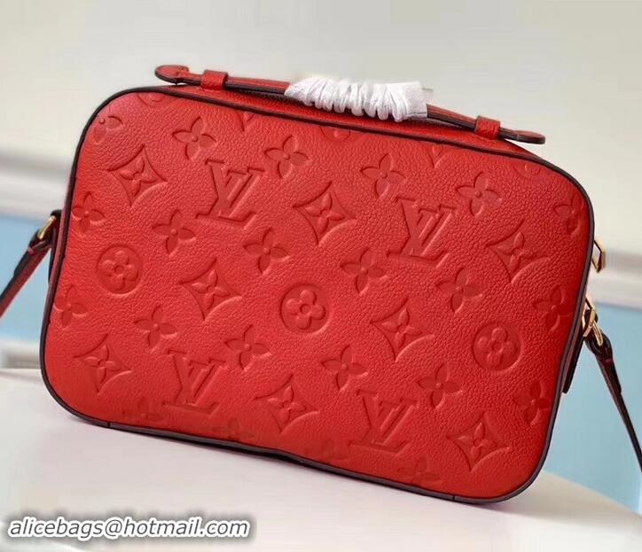 Best Grade Louis Vuitton Monogram Empreinte Saintonge Bag M44606 Scarlet 2019