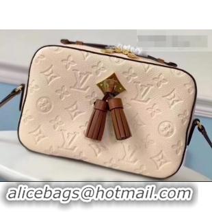 Perfect Louis Vuitton Monogram Empreinte Saintonge Bag M44597 Creme Caramel 2019