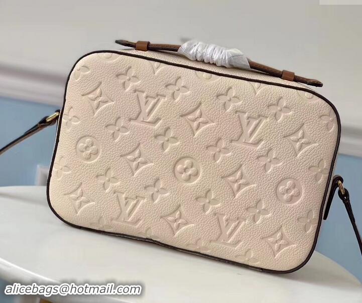 Perfect Louis Vuitton Monogram Empreinte Saintonge Bag M44597 Creme Caramel 2019