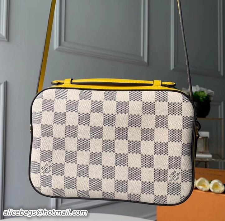 Most Popular Louis Vuitton Damier Azur Canvas Saintonge Bag N40154 Pineapple 2019