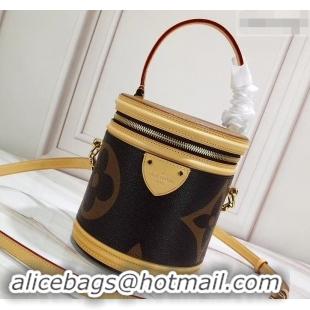 Fashion Louis Vuitton Monogram Canvas and Reverse Cannes Beauty Case Bucket Bag M43986 2019