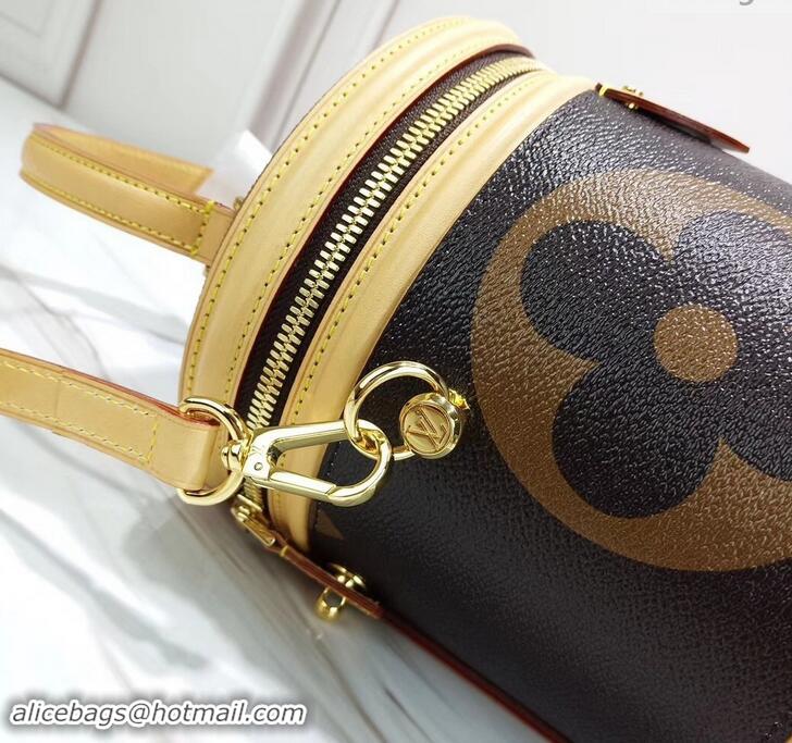 Fashion Louis Vuitton Monogram Canvas and Reverse Cannes Beauty Case Bucket Bag M43986 2019