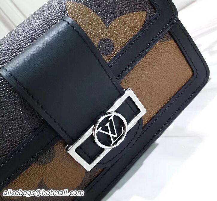 Stylish Louis Vuitton Monogram Canvas and Reverse Dauphine Chest Bumbag Bag M44586 2019