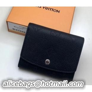 Grade Quality Louis Vuitton Mahina Leather Iris Compact Wallet M62540 Noir 2019 