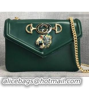 Charming Luxury Gucci Interlocking G Horsebit Rajah Small Shoulder Bag 537243 Green 2019 