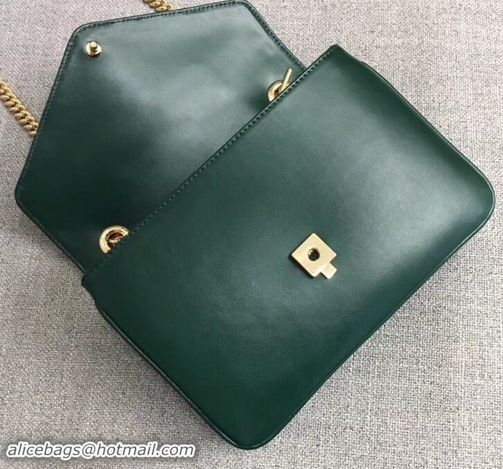 Charming Luxury Gucci Interlocking G Horsebit Rajah Small Shoulder Bag 537243 Green 2019 