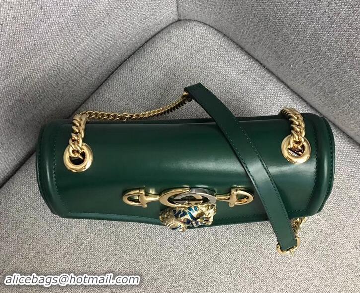 Charming Luxury Gucci Interlocking G Horsebit Rajah Small Shoulder Bag 537243 Green 2019 