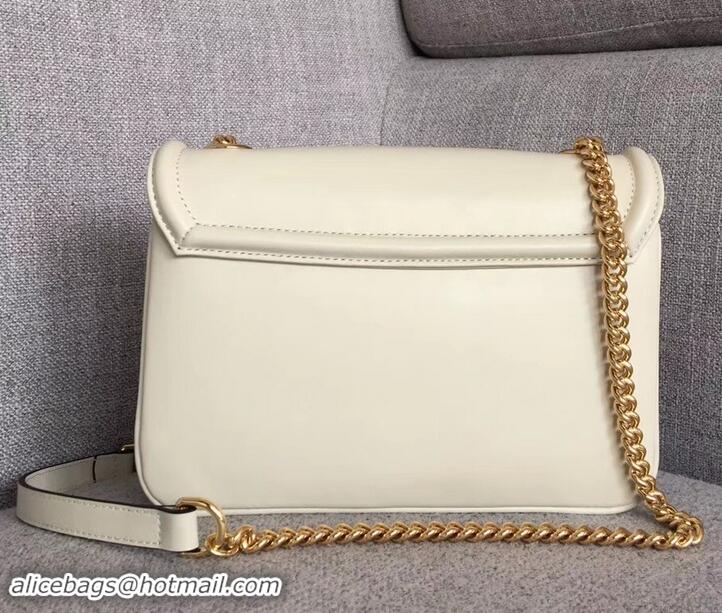 Top Design Gucci Interlocking G Horsebit Rajah Small Shoulder Bag 537243 White 2019 