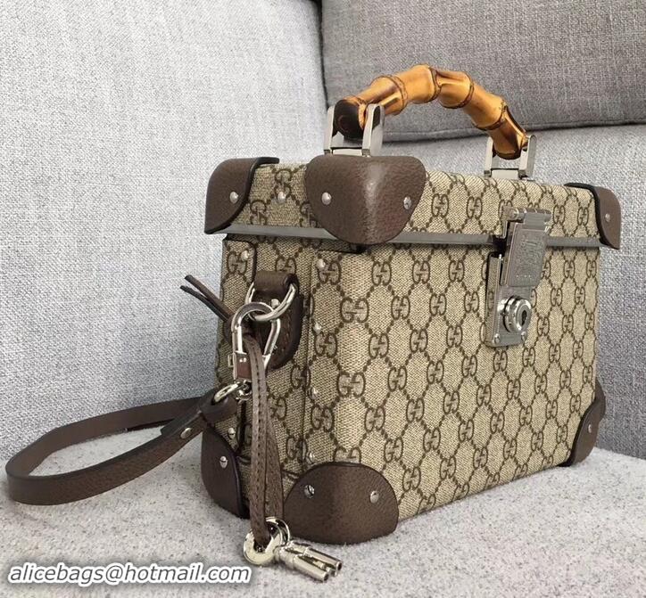 Luxurious Gucci Globe-Trotter GG Beauty Case Bag 533623 2019 