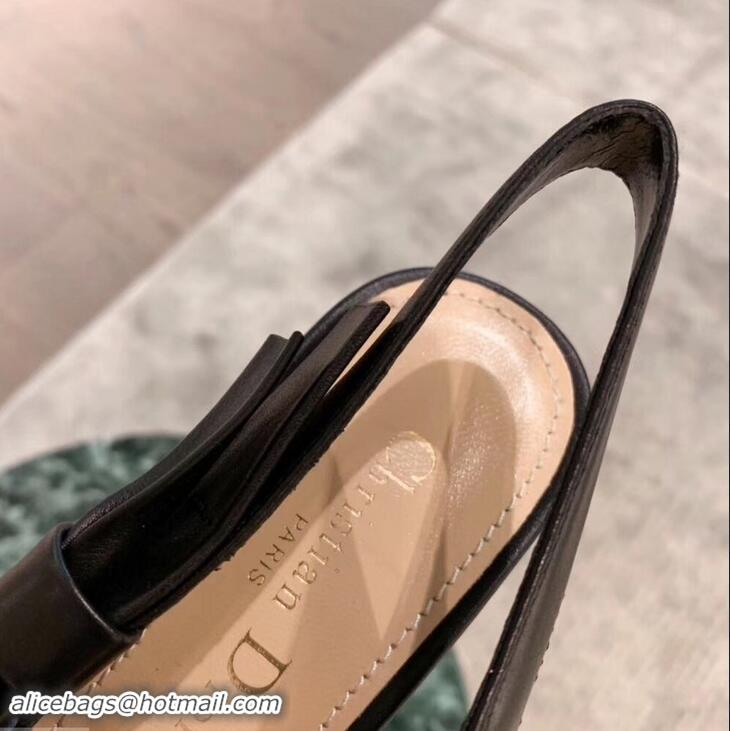 Imitation Dior Heel 6.5cm Embroidered Slingback Pumps High-Heeled Shoe CD1314 2019