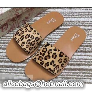 Cheap Price Dior Mules Slipper Sandals CD0810 Leopard 2019