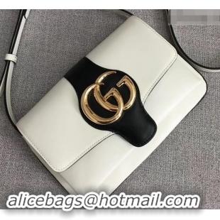 Best Price Gucci Arli Small Shoulder Bag 550129 White/Black 2019 