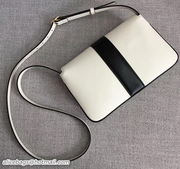 Best Price Gucci Arli Small Shoulder Bag 550129 White/Black 2019 