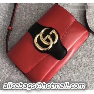 Imitation Gucci Arli Small Shoulder Bag 550129 Red/Black 2019 