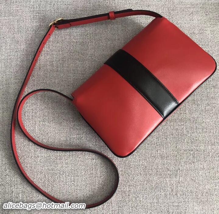 Imitation Gucci Arli Small Shoulder Bag 550129 Red/Black 2019 