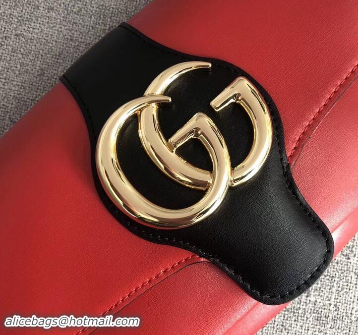 Imitation Gucci Arli Small Shoulder Bag 550129 Red/Black 2019 