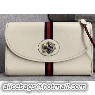 Top Grade Gucci Web Rajah Medium Shoulder Bag 564697 White 2019