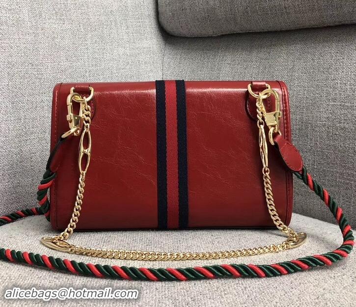 Unique Discount Gucci Web Rajah Small Shoulder Bag 570145 Red 2019