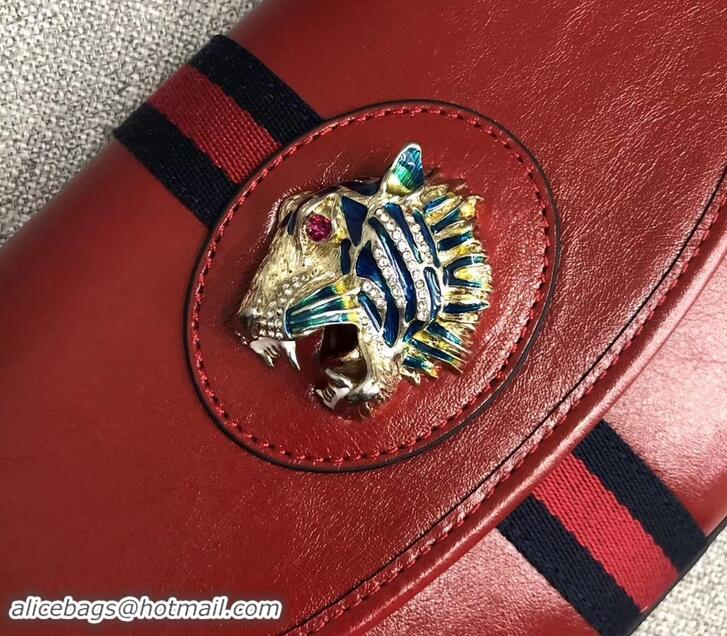 Unique Discount Gucci Web Rajah Small Shoulder Bag 570145 Red 2019