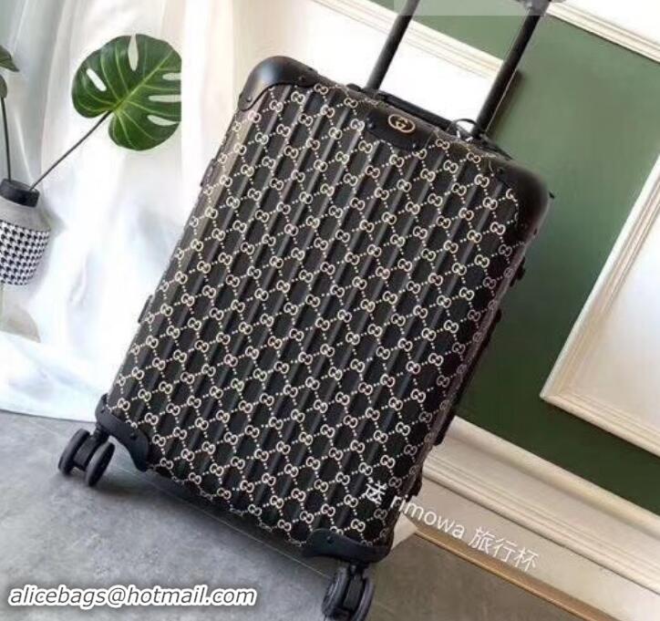 New Stylish Gucci x Rimowa GG Luggage 547999 Black 2019