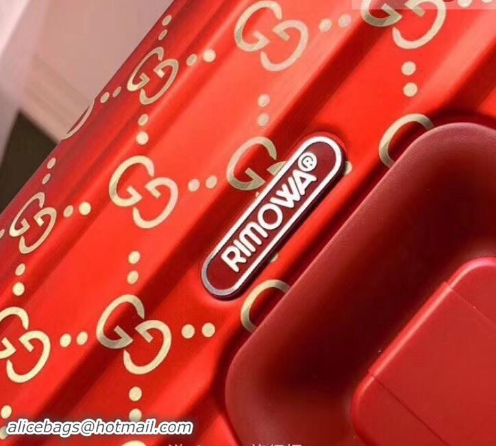 Trendy Design Gucci x Rimowa GG Luggage 547999 Red 2019