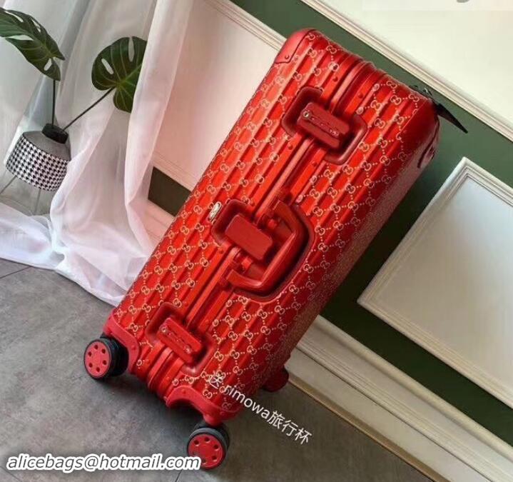 Trendy Design Gucci x Rimowa GG Luggage 547999 Red 2019