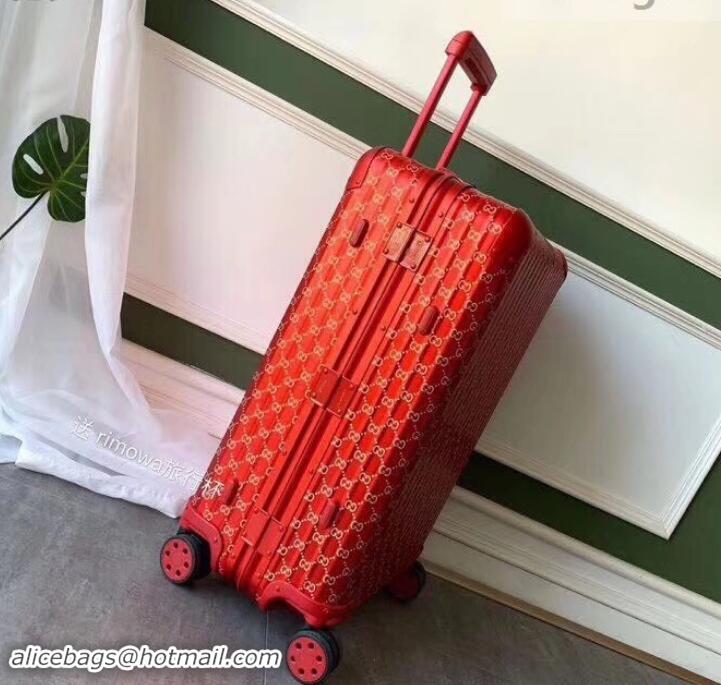 Trendy Design Gucci x Rimowa GG Luggage 547999 Red 2019