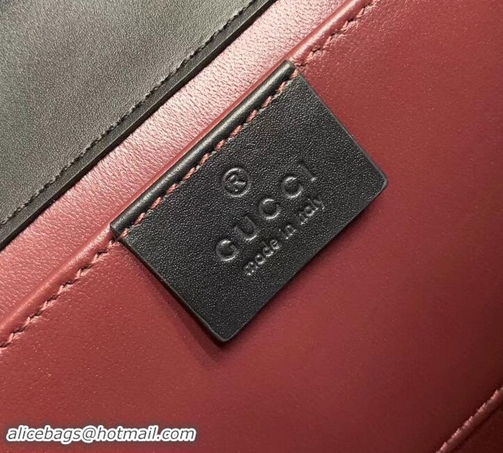 Popular Style Gucci Zumi Smooth Leather Small Shoulder Bag 572375 Black 2019