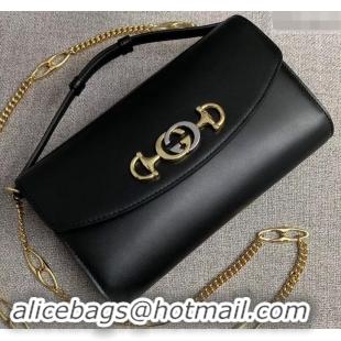 Good Looking Gucci Zumi Smooth Leather Mini Shoulder Bag 564718 Black 2019