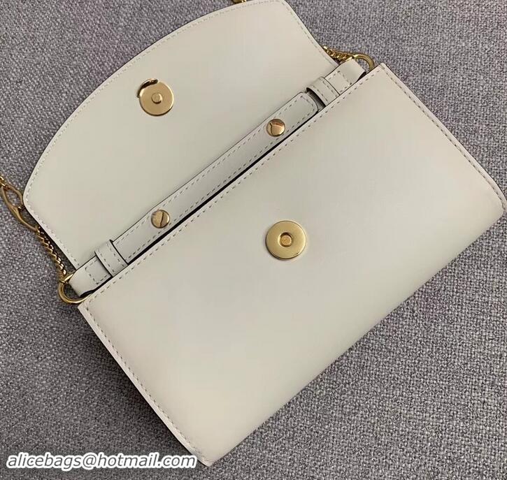 Charming Gucci Zumi Smooth Leather Mini Shoulder Bag 564718 White 2019