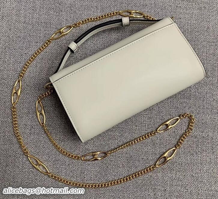 Charming Gucci Zumi Smooth Leather Mini Shoulder Bag 564718 White 2019