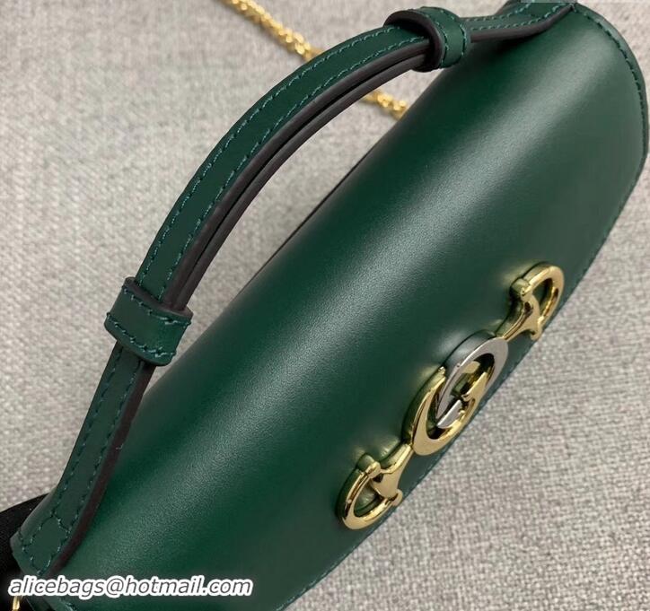 Top Quality Gucci Zumi Smooth Leather Mini Shoulder Bag 564718 Green 2019