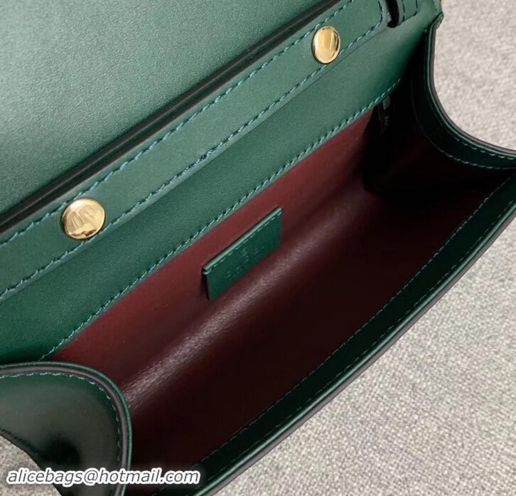 Top Quality Gucci Zumi Smooth Leather Mini Shoulder Bag 564718 Green 2019