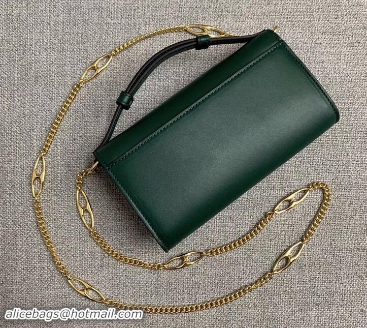 Top Quality Gucci Zumi Smooth Leather Mini Shoulder Bag 564718 Green 2019