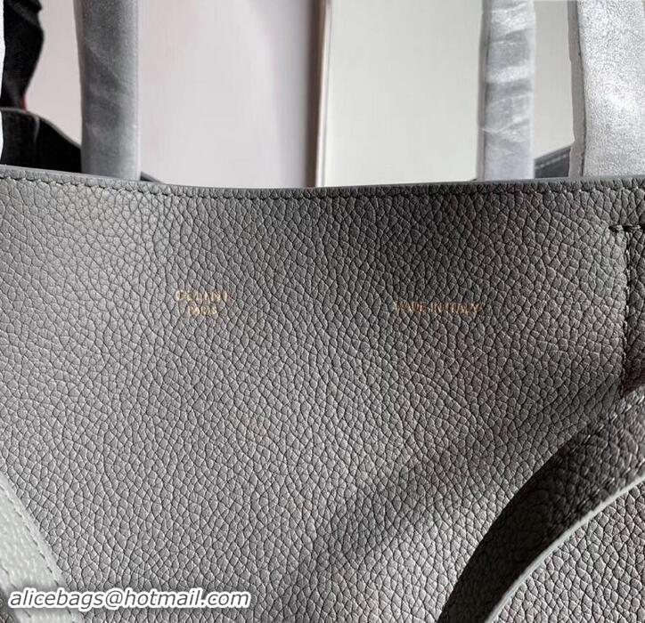 Best Quality Celine Small Cabas Phantom Bag in Grained Calfskin 401801 Gray