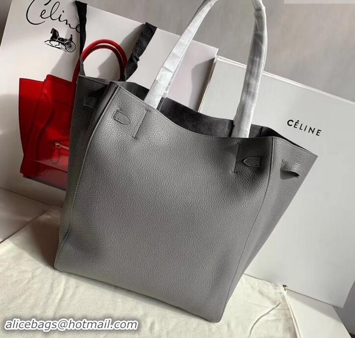 Best Quality Celine Small Cabas Phantom Bag in Grained Calfskin 401801 Gray