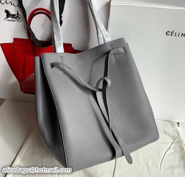 Best Quality Celine Small Cabas Phantom Bag in Grained Calfskin 401801 Gray