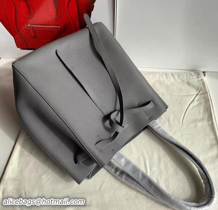 Best Quality Celine Small Cabas Phantom Bag in Grained Calfskin 401801 Gray