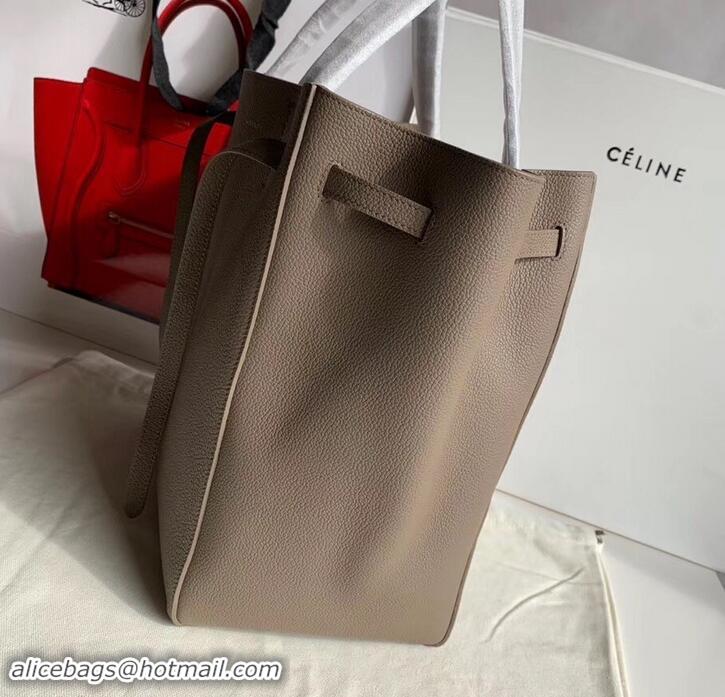 New Style Celine Small Cabas Phantom Bag in Grained Calfskin 401801 Camel