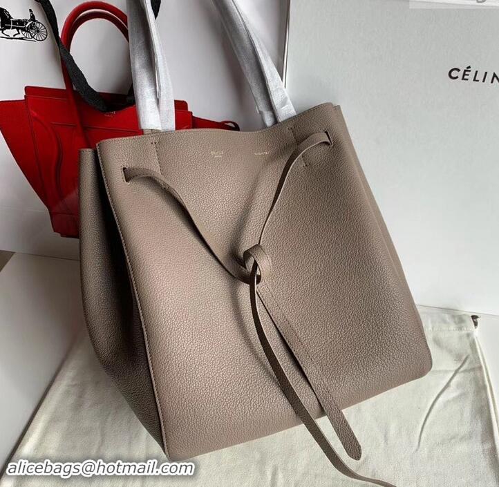 New Style Celine Small Cabas Phantom Bag in Grained Calfskin 401801 Camel