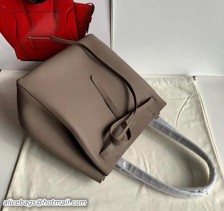 New Style Celine Small Cabas Phantom Bag in Grained Calfskin 401801 Camel