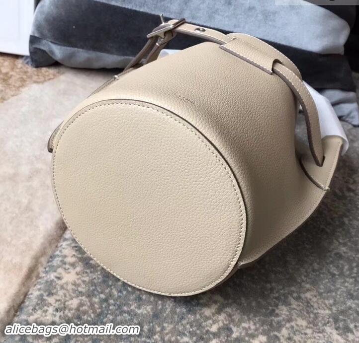 Top Quality Celine Nano Big Bag Bucket Bag in Grained Calfskin 187243 Beige 2019