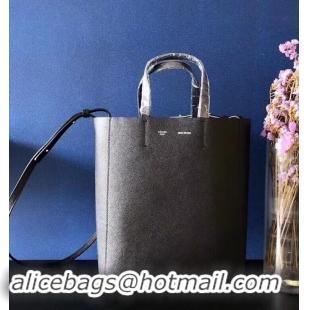 Discount Celine Small Cabas Shopping Bag in Grained Calfskin 189813 Black 2019