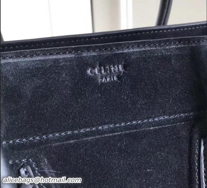 Discounts celine suede phantom luggage 419014 black