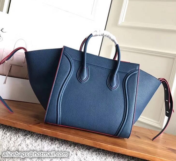 Hot Style celine grained calfskin phantom luggage 419016 blue/red