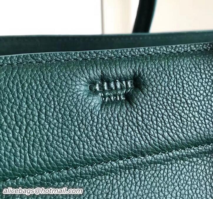 Grade Quality celine grained calfskin phantom luggage 419016 green