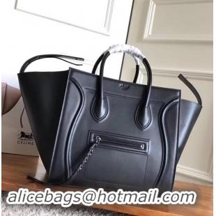 Buy Discount celine smooth calfskin phantom luggage 419020 black