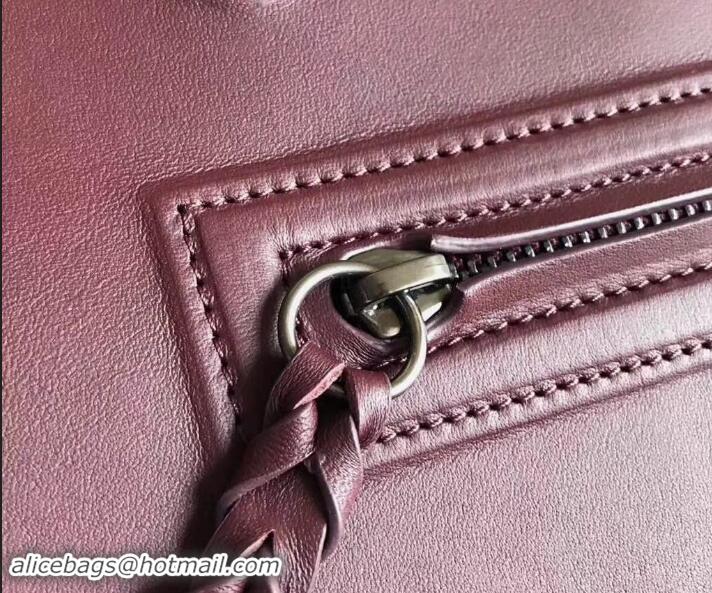 Imitation celine smooth calfskin phantom luggage 419023 burgundy