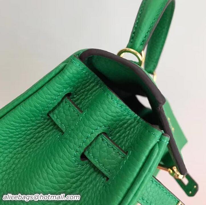 Trendy Design Hermes Kelly Mini 20 Handbag 420011 Green